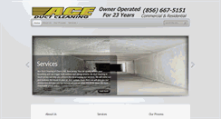 Desktop Screenshot of aceductcleaning.com